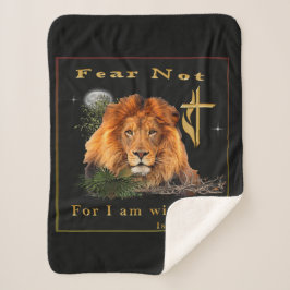 Vrees niet Jesaja 41:10 Sherpa Deken