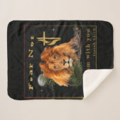 Vrees niet Jesaja 41:10 Sherpa Deken (Voorkant (horizontaal))