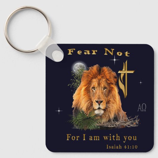 Vrees niet Jesaja 41:10 Sleutelhanger (Voorkant)