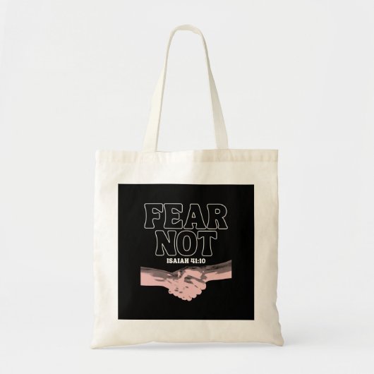 Vrees niet - Jesaja 41:10 Tote Bag (Voorkant)