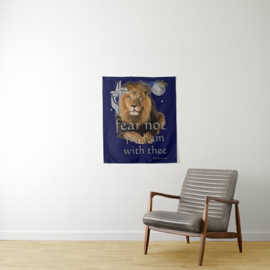 Vrees niet Jesaja 41:10 Wandkleed (In situ)