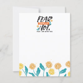 Vrees niet Jesaja Bijbelvers Inspirerend ontwerp