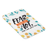 Vrees niet Jesaja Bijbelvers Inspirerend ontwerp Magneet (Rechterzijde)