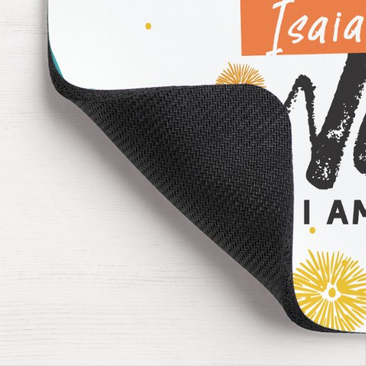 Vrees niet Jesaja Bijbelvers Inspirerend ontwerp Muismat (Hoek)