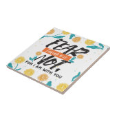 Vrees niet Jesaja Bijbelvers Inspirerend ontwerp Tegeltje (Zijkant)