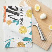 Vrees niet Jesaja Bijbelvers Inspirerend ontwerp Theedoek (Quarter Fold)