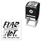 Vrees niet Jesaja Bijbelvers Inspirerend ontwerp Zelfinktende Stempel (In situ)