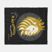 Vrees niet verbijsterd Jesaja 41:10 Fleece Deken (Voorkant (Horizontaal))