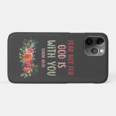 Vrees niet voor God is met je iPhone Case (Achterkant (horizontaal))
