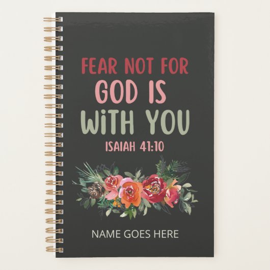 Vrees niet voor God is met jou Planner (Voorkant)