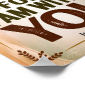 Vrees niet voor Ik Ben met U Christelijke Kunst Poster (Hoek)