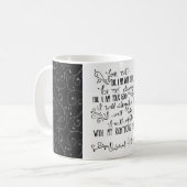 Vrees niet voor mij. Isaiah 41:10 Mok (Voorkant links)