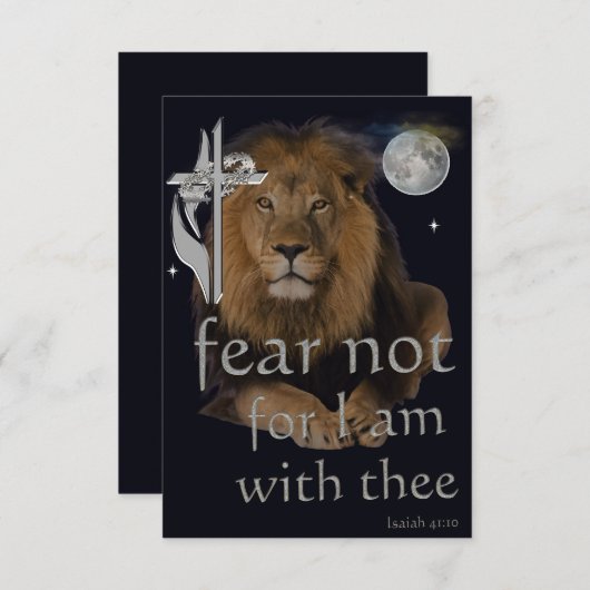 Vrees niet voor mij met de (Voorkant / Achterkant)