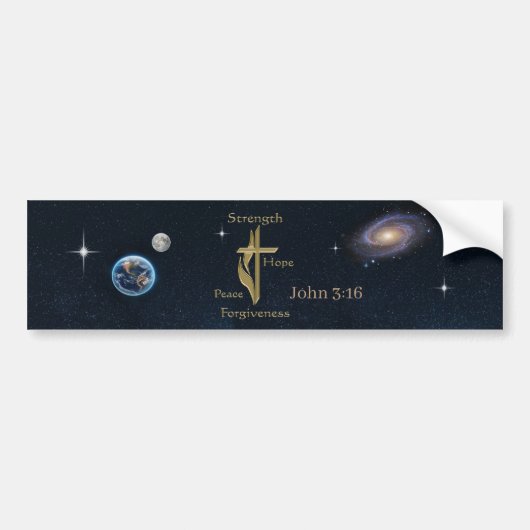 Vrees niet voor mij met de bumpersticker (Voorkant)