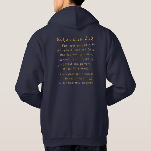 Vrees niet voor mij met de hoodie (Achterkant)