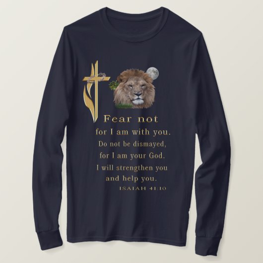Vrees niet voor mij met de t-shirt (Design voorkant)