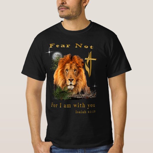 Vrees niet, want Ik ben bij je T-shirt (Voorkant)