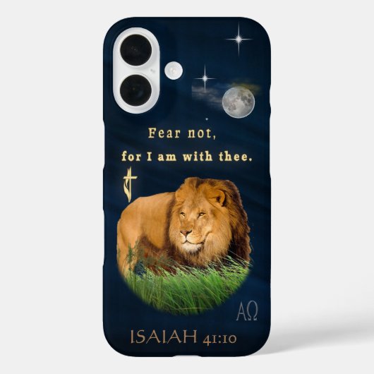 Vrees niet, want Ik ben met je Case-Mate iPhone Case (Achterkant)