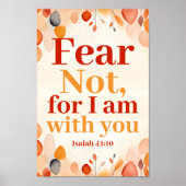 Vrees niet, want Ik ben met U Boho Christelijke Ku Poster (Voorkant)