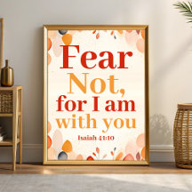 Vrees niet, want Ik ben met U Boho Christelijke Ku
