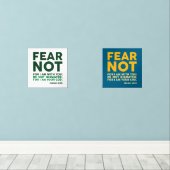 Vrees niet, want Ik ben met u Muurkunst Sets (Houten vloer)