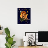 Vrees niet, want Ik ben met u Poster (Thuiskantoor)
