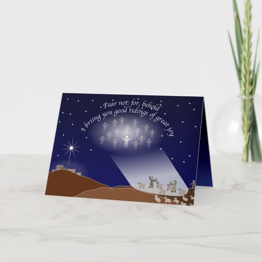 Vrees niet, want zie feestdagen kaart (Voorkant)