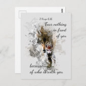 Vrees niets voor u Inspirerend Citaat Briefkaart (Voorkant / Achterkant)