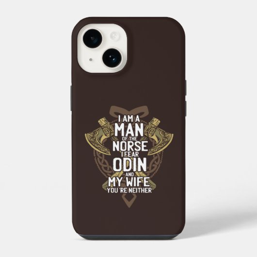 Vrees Odin iPhone Hoesje (Achterkant)