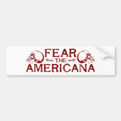 Vrees voor Amerika Bumpersticker (Voorkant)