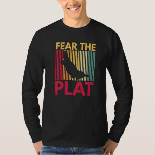 Vrees voor de plattegrond voor een monotreme platy t-shirt