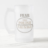 Vrees voor de Poolse worst (Hockey) Matglas Bierpul (Links)