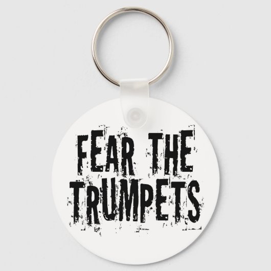 Vrees voor de Trumpets Gift Sleutelhanger (Voorkant)