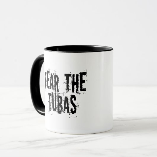 Vrees voor de Tubas Mok (Voorkant links)