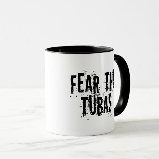 Vrees voor de Tubas Mok (Voorkant rechts)