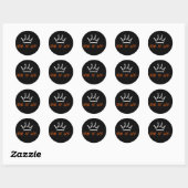 VREES VOOR GOD RONDE STICKER (Vel)