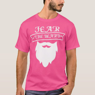 Vrees voor het grappige baardontwerp van de baard t-shirt