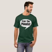 Vrees voor het pianist Kinder T-shirt (Voorkant volledig)