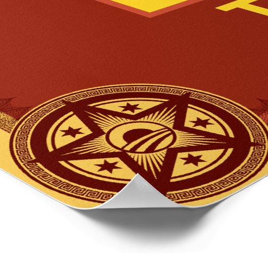 Vrees voor het Poster van de staat (Hoek)