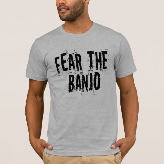 Vrees voor het T-shirt van Banjo (Voorkant)