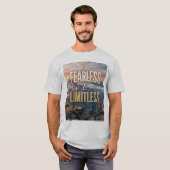 Vreesloos en Onbegrensd T-shirt (Voorkant volledig)