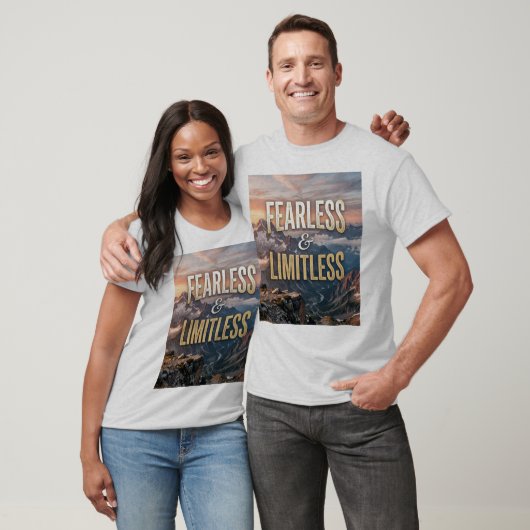 Vreesloos en Onbegrensd T-shirt (Unisex)