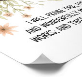 Vreeswekkend en Wonderbaarlijk Geschapen, Schrift, Poster (Hoek)