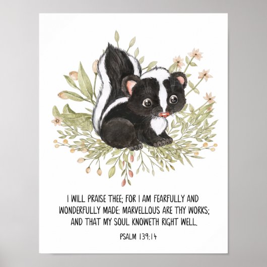 Vreeswekkend en Wonderschoon Geschapen, Bijbel in  Poster (Voorkant)