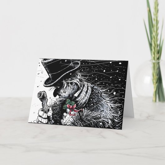 Vrek Feestdagen Kaart (Voorkant)