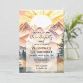 Vreselijk en ouderwets eerste verjaardag kaart (Staand voorkant)