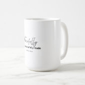 Vreselijk en prachtig gemaakt, koffie Mok (Voorkant rechts)