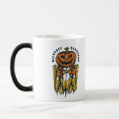 Vreselijk knappe Jack-O-Lantern Halloween Magische Mok (Links)