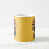 Vreselijk knappe Jack-O-Lantern Halloween Magische Mok (Center)