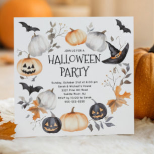 Vreselijk leuk Halloween feest Kaart